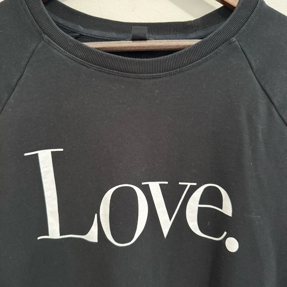 J. Crew Love Print Sweatshirt